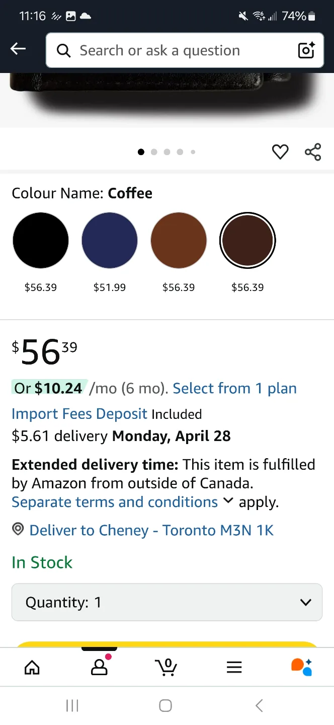 Skneephate Men's trifold wallet image indicator(3)