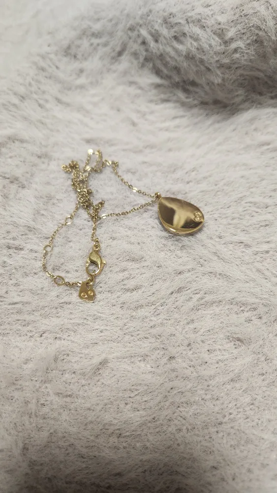 Swarovski Gold-Tone Teardrop Pendant Necklace image indicator(2)