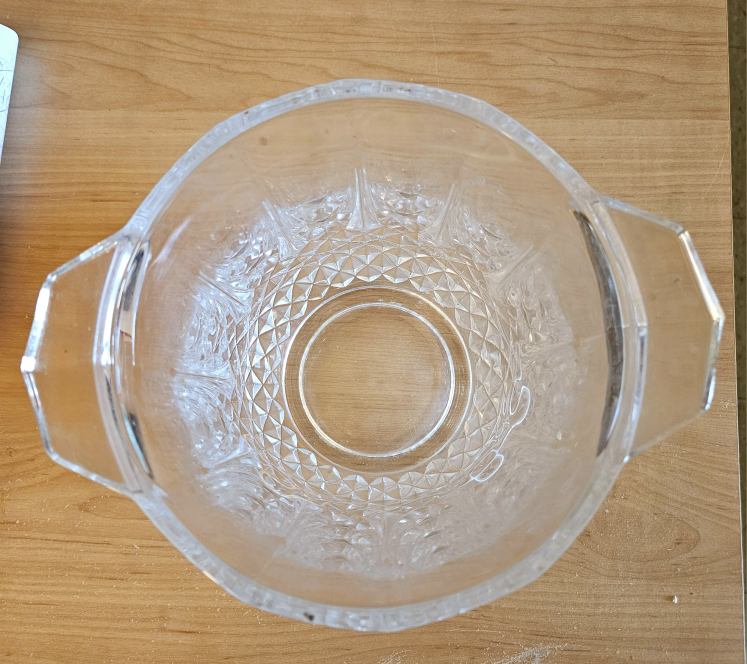 Vintage Large Crystal Champagne Ice Bucket💚 - photo 2