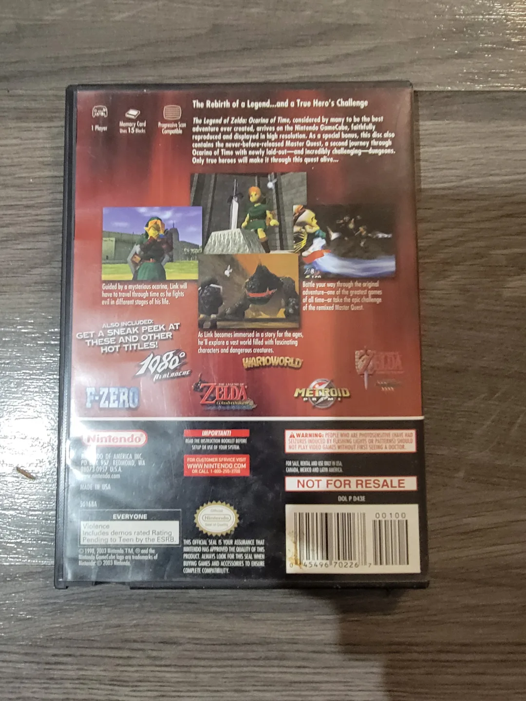 The Legend of Zelda: Ocarina of Time Two-Game Bonus Disc image indicator(3)