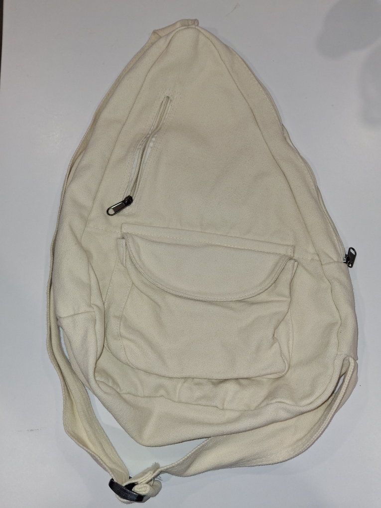 Cream Sling Backpack
