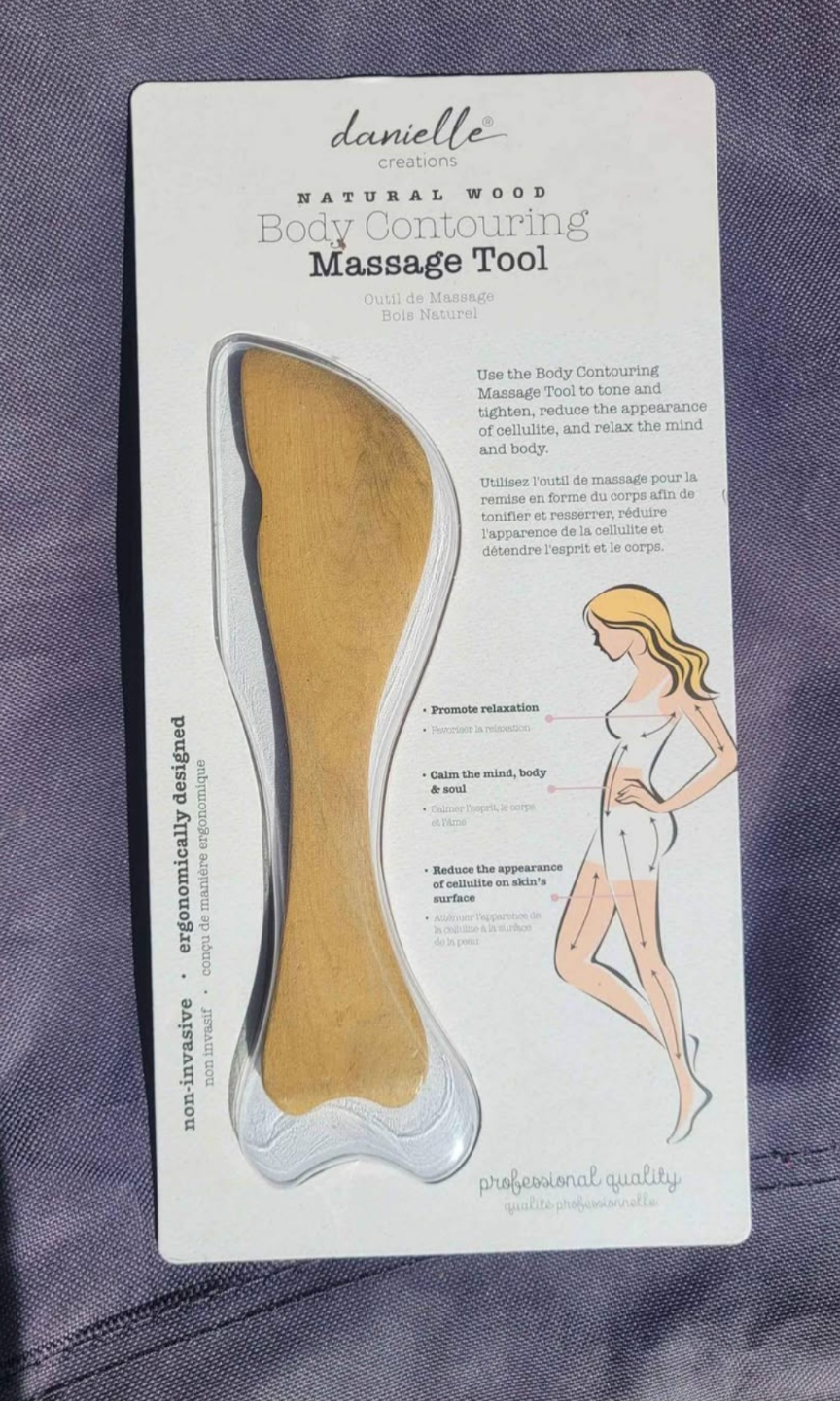 Danielle Creations Natural Wood Body Contouring Massage Tool