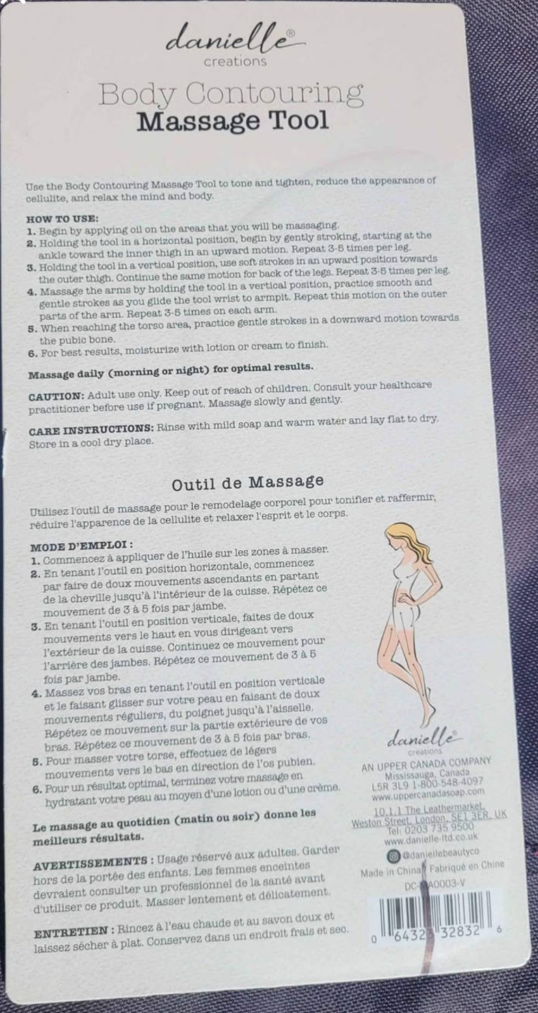 Danielle Creations Natural Wood Body Contouring Massage Tool - photo 2