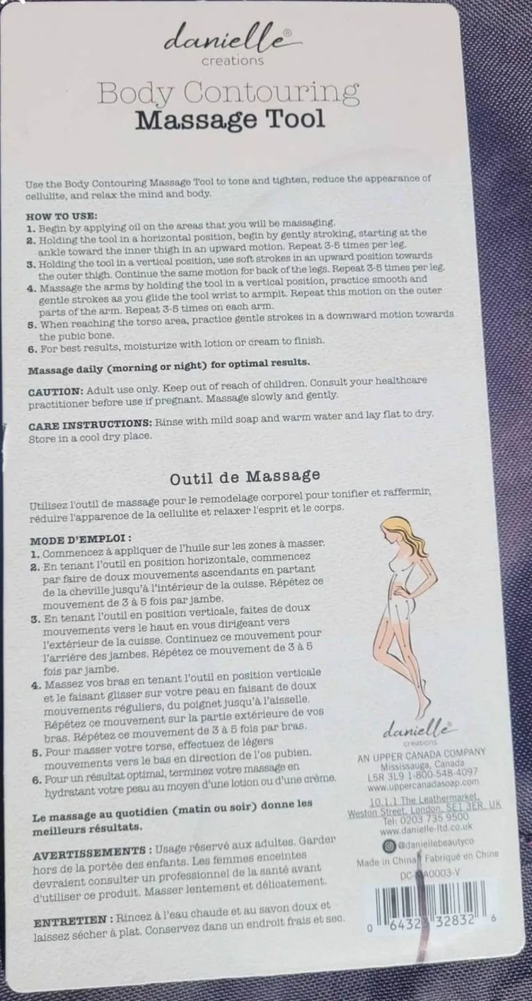 Danielle Creations Natural Wood Body Contouring Massage Tool image indicator(2)