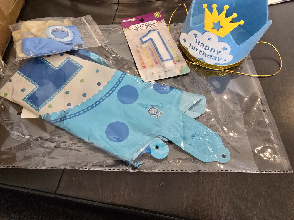 💚 FREE ! First Birthday Party Supplies Bundle