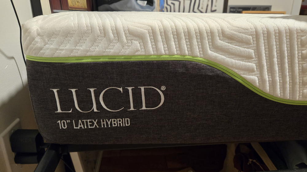 Lucid 10" Latex Hybrid Mattress Full