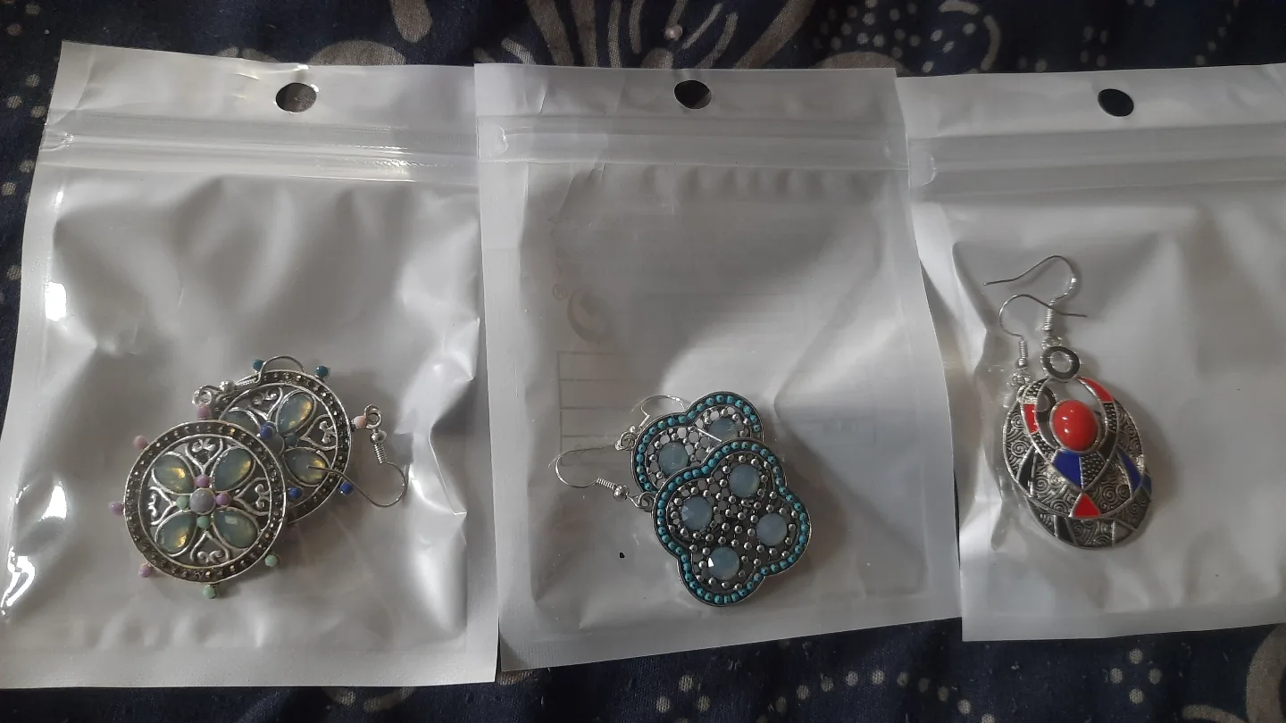 Three Pairs of Dangle Earrings thumbnail