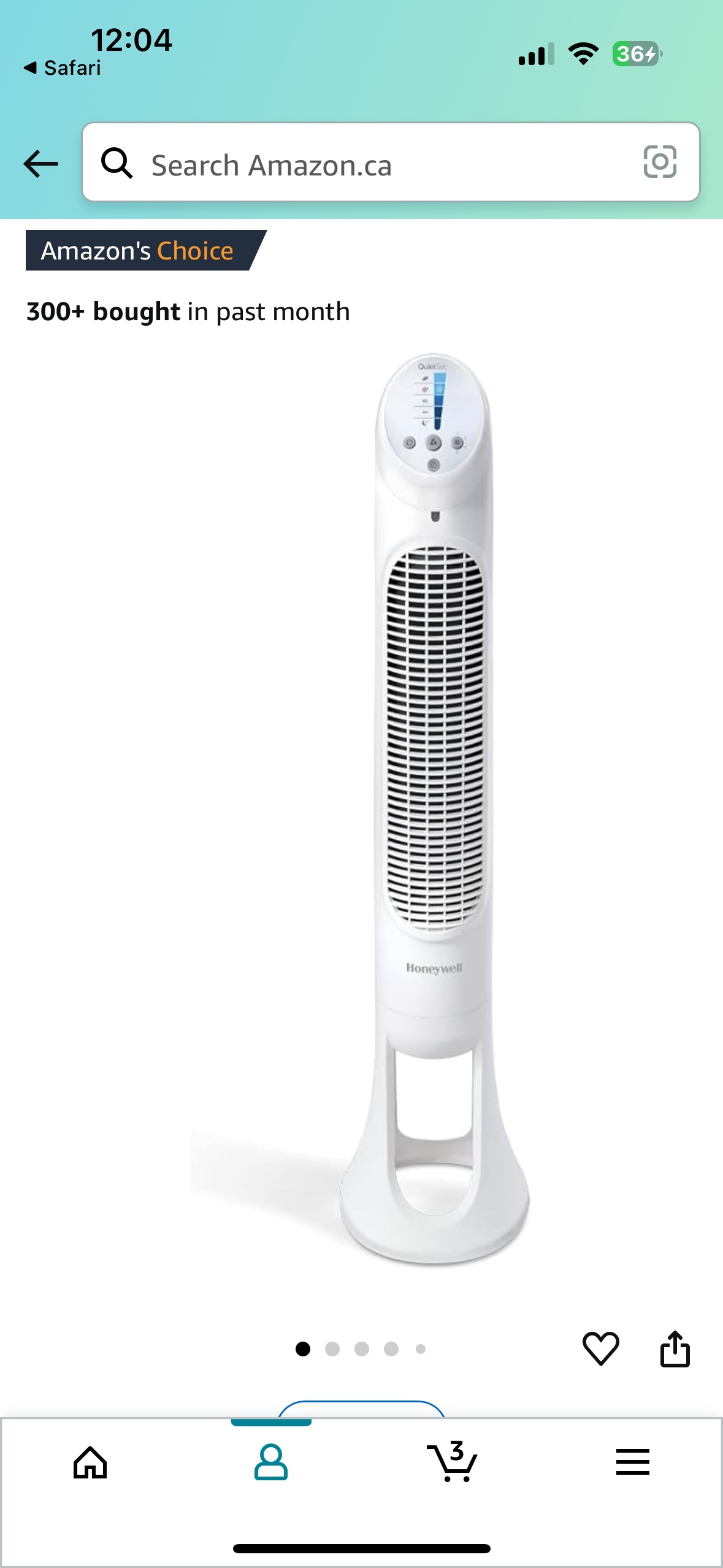 Honeywell fan