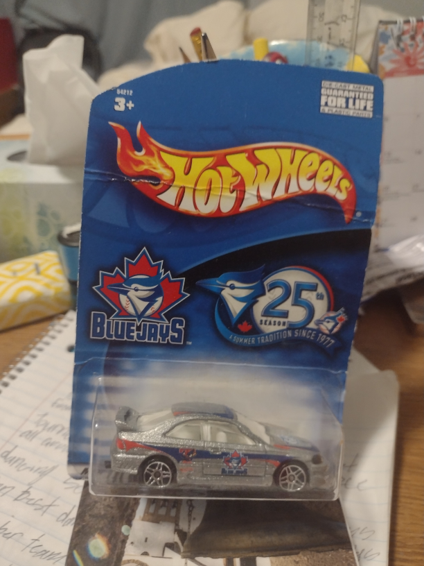 Hot Wheels Blue Jays 25th Season Collector's Car