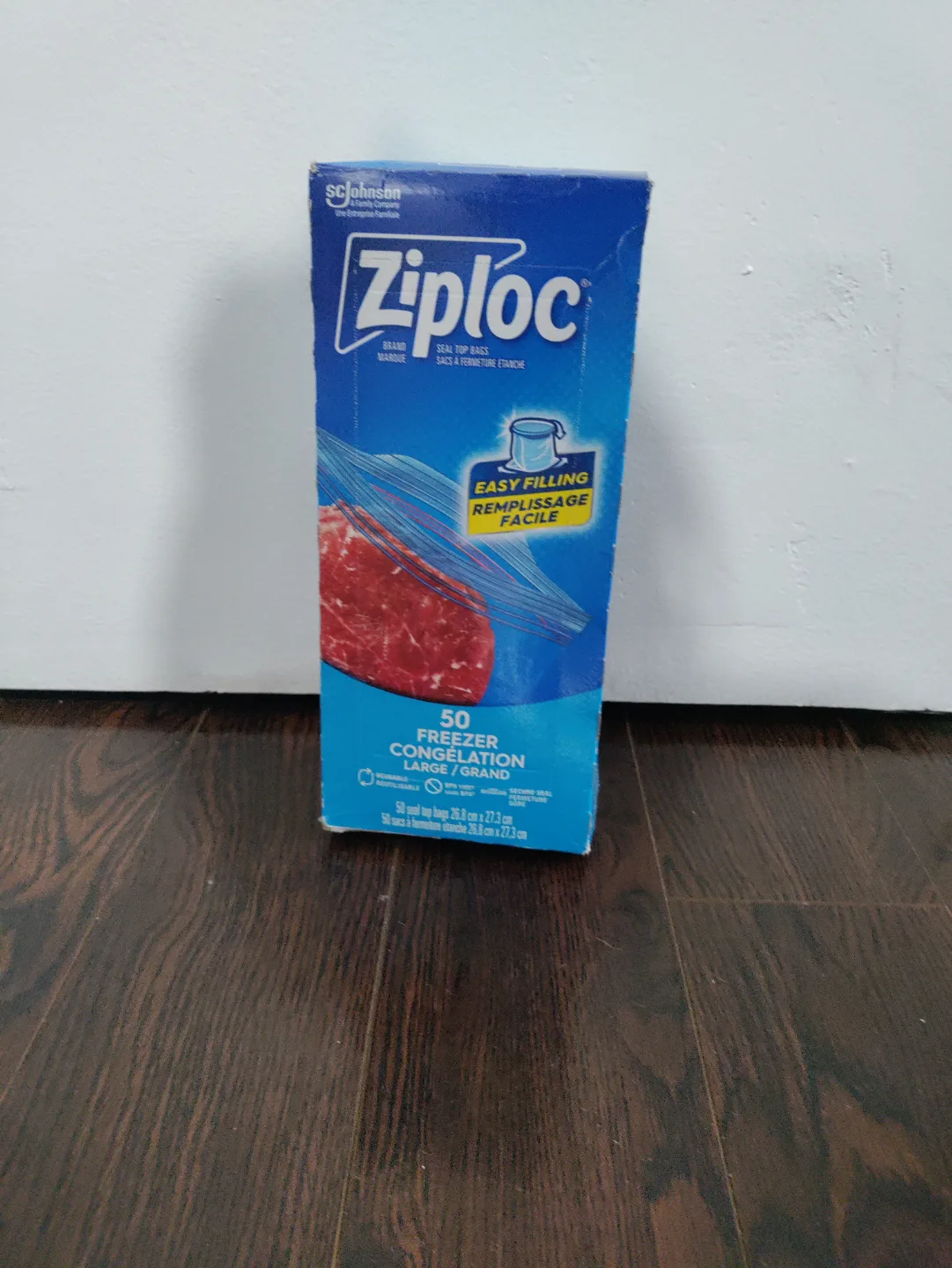 50 Ziploc Freezer Bags - Large thumbnail