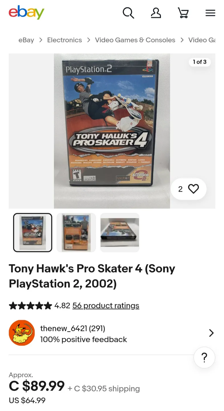 PlayStation 2 Tony Hawk's Pro Skater 4 image indicator(4)