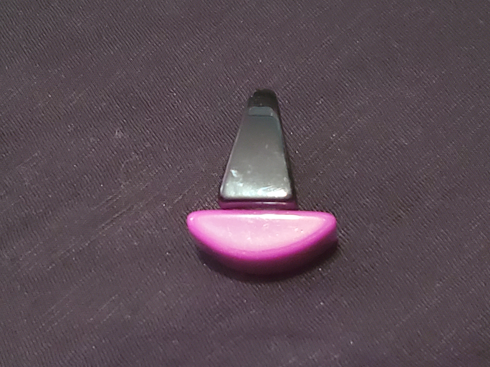 Unique Two-Tone Purple & Black Statement Ring - photo 4