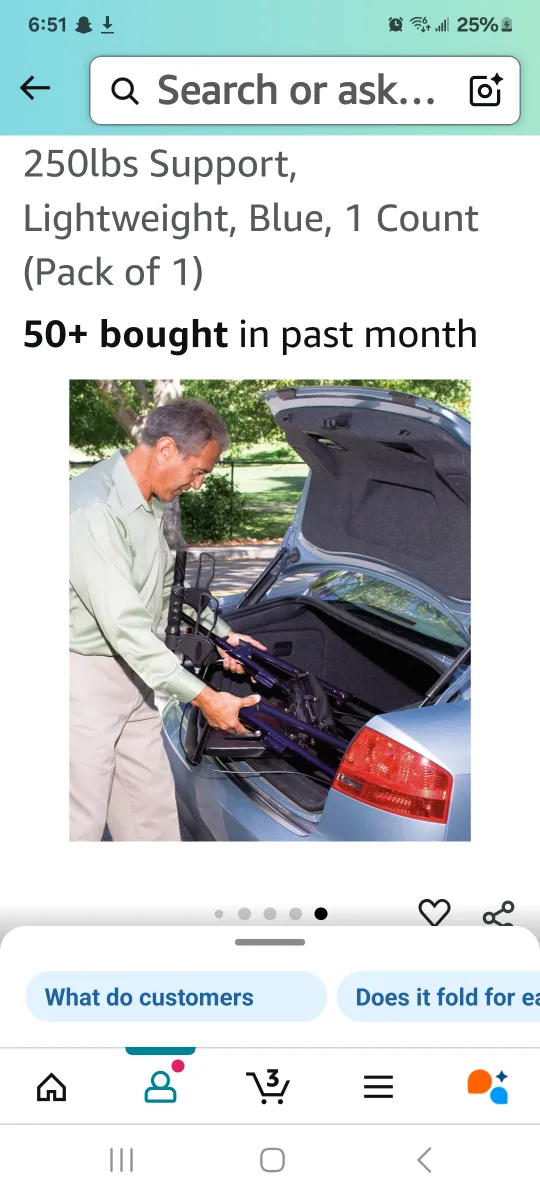 Navy blue Step N' Rest Rolling Walker - Blue, 250lb Support image indicator(10)