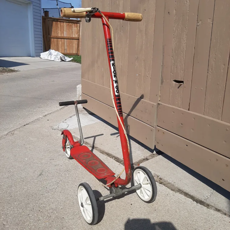 Rare Honda kick n go scooter  From the 60s  Made in Japan. thumbnail