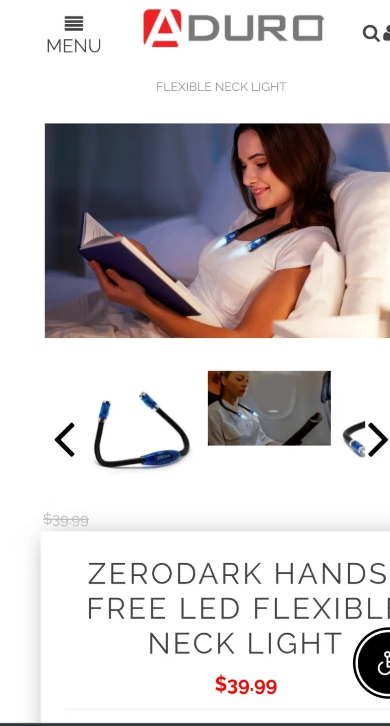 "ZeroDark" Hands-free LED Flexible Neck Light image indicator(4)