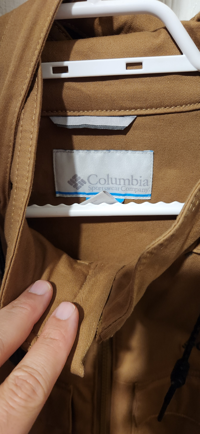 Men's Columbia Hammerpass Hooded Jacket - Size Large - Tan - photo 4