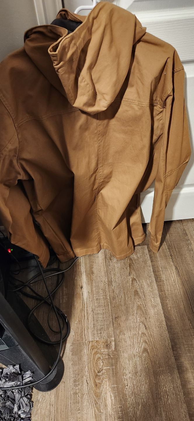 Men's Columbia Hammerpass Hooded Jacket - Size Large - Tan - photo 5
