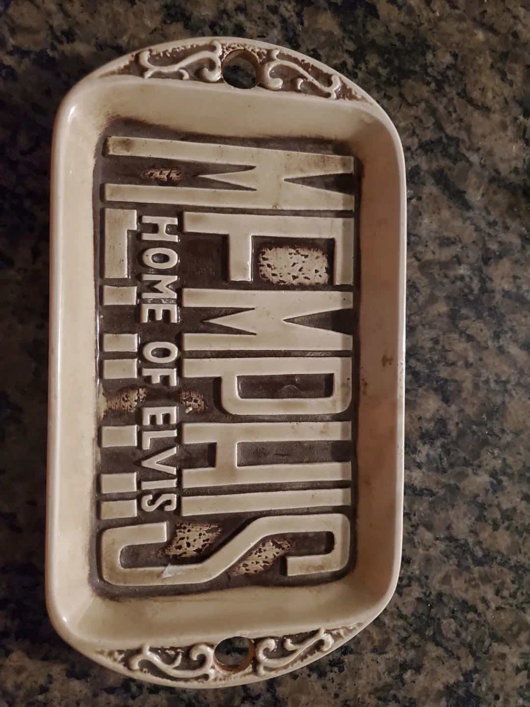 Vintage Scotty Memphis Elvis Souvenir Dish