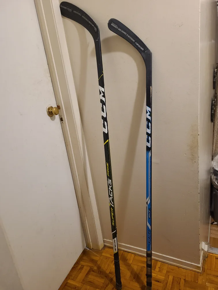 Two Used CCM Hockey Sticks image indicator(5)