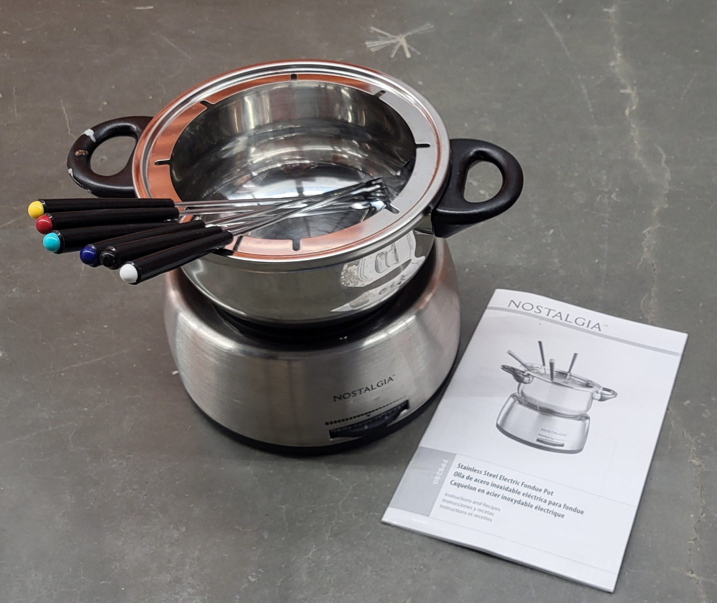 Nostalgia Stainless Steel Electric Fondue Pot - photo 2