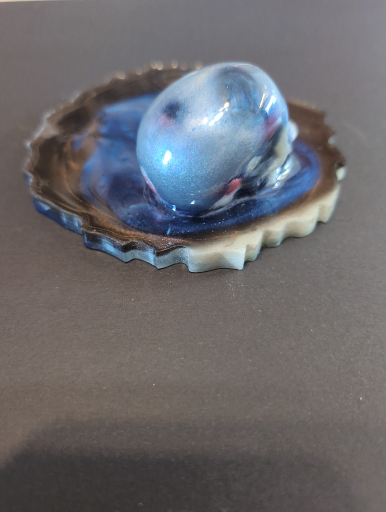 Unique Resin Skull Coaster - photo 3
