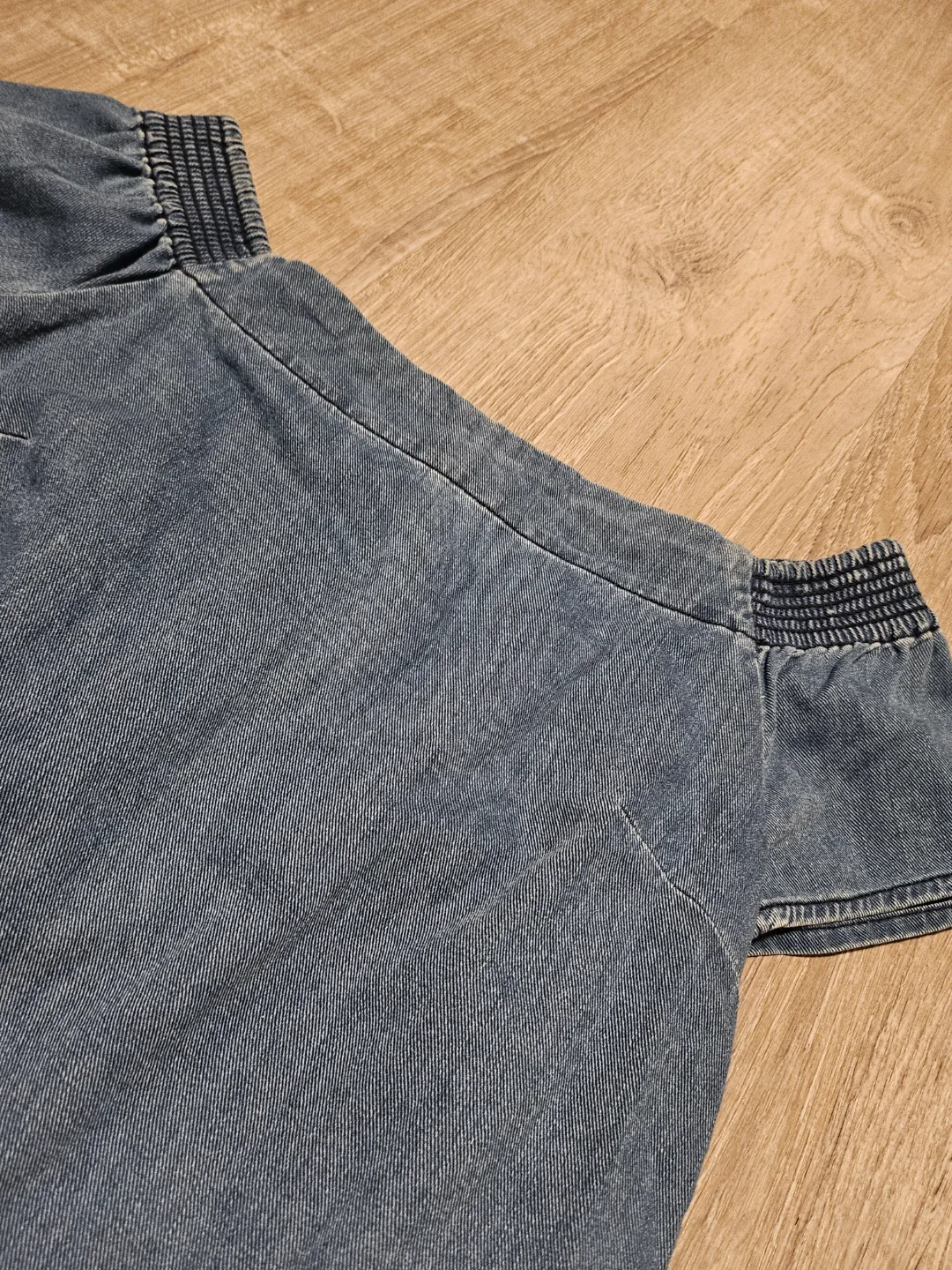 Wilfred Free Denim Off-the-Shoulder Top image indicator(5)