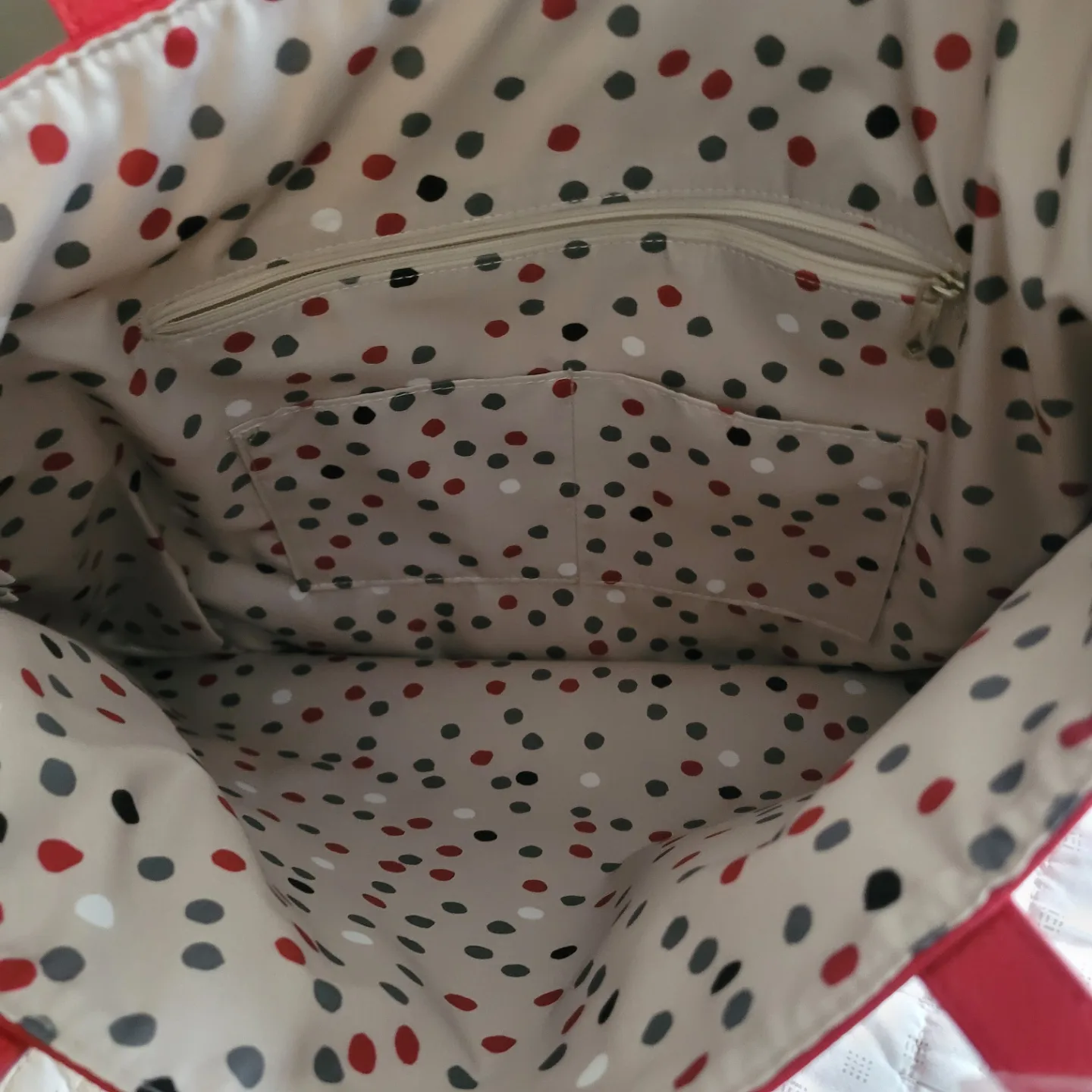 Jewell by Thirty-One Red Tote Bag image indicator(3)