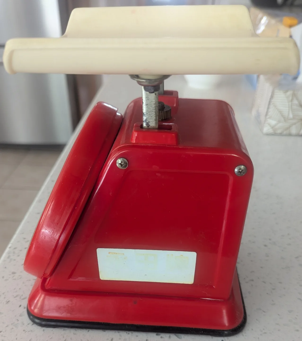 Vintage Red Kitchen Scale 500g image indicator(2)