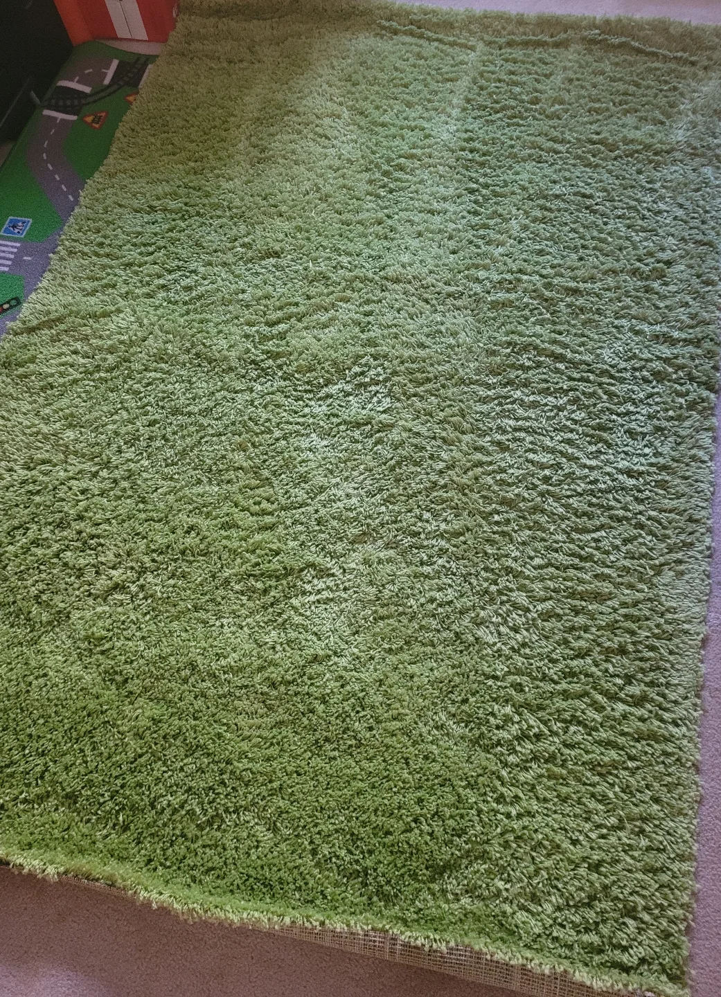 IKEA Hampen Green Shag Rug image indicator(4)