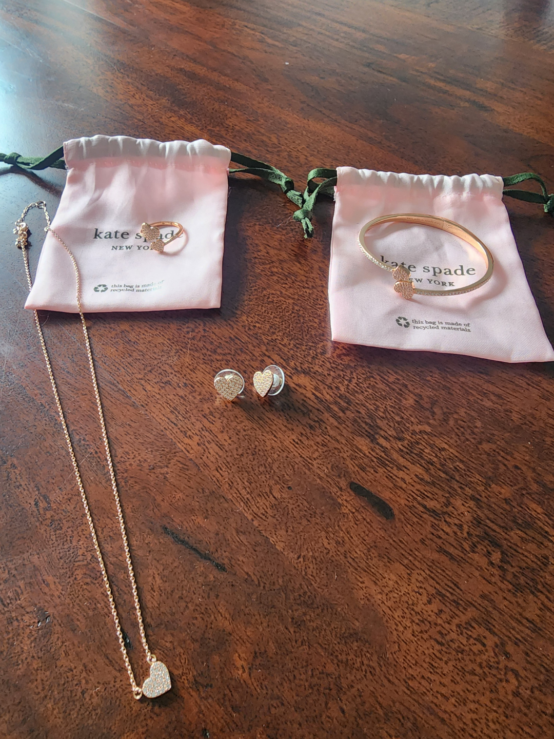 Kate Spade  Jewellery Set ecklace, Earrings, Ring Bracelet