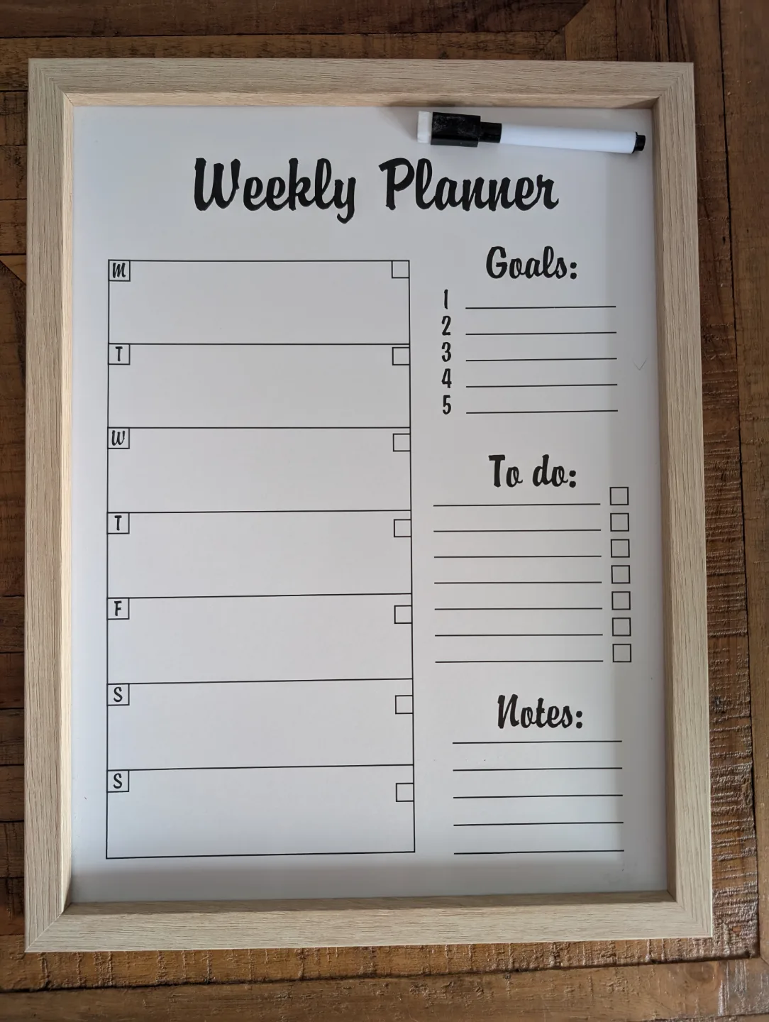Weekly Planner Dry-Erase Board thumbnail