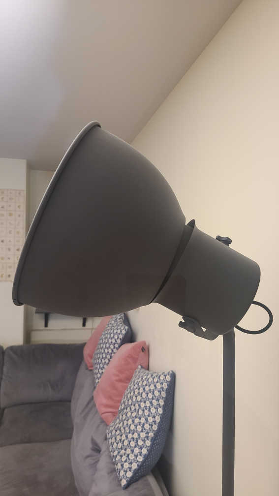 Tall Ikea Floor Lamp with LED Bulb - photo 3