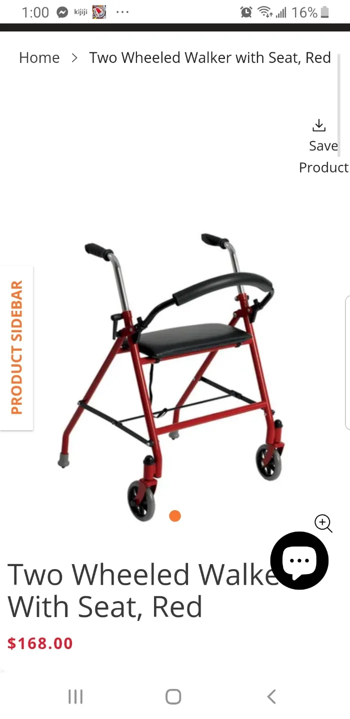 drive 2 wheel walker brand new image indicator(2)