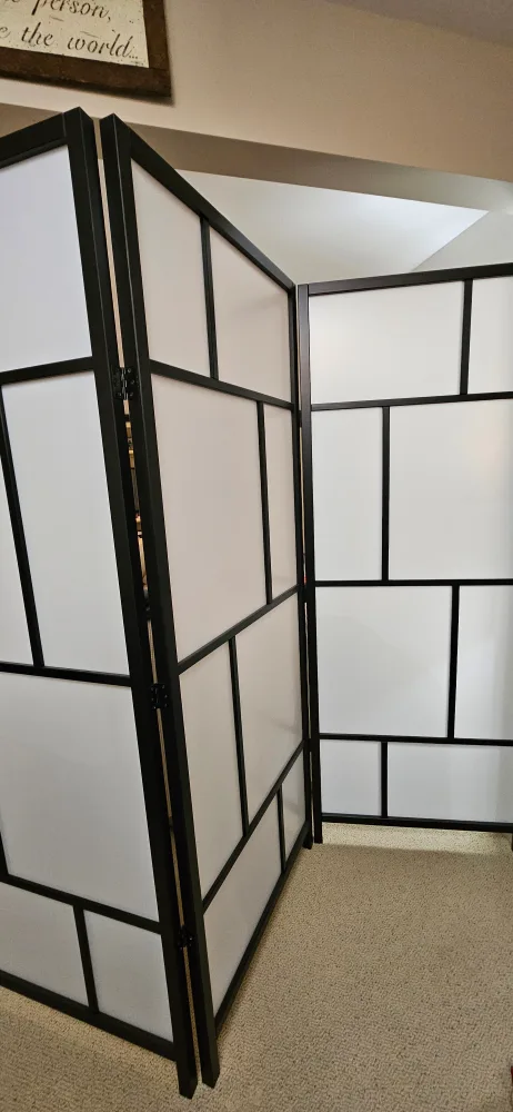 Three Panel Room Divider