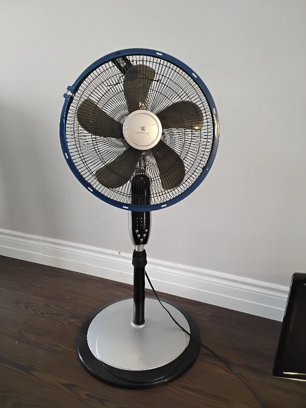 WeatherWorks Oscillating Stand Fan with Remote