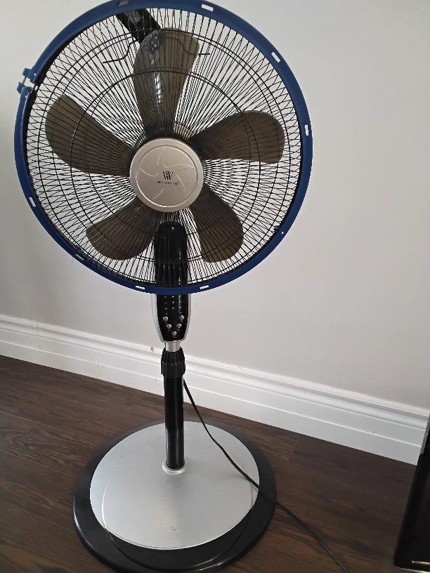 WeatherWorks Oscillating Stand Fan with Remote - photo 2