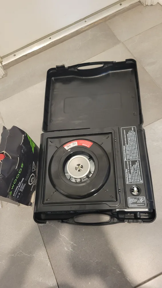 OutBound Single Burner Portable Gas Stove with Case & Fuel thumbnail