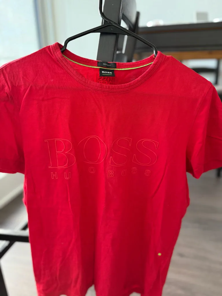 Hugo Boss Red T-Shirt