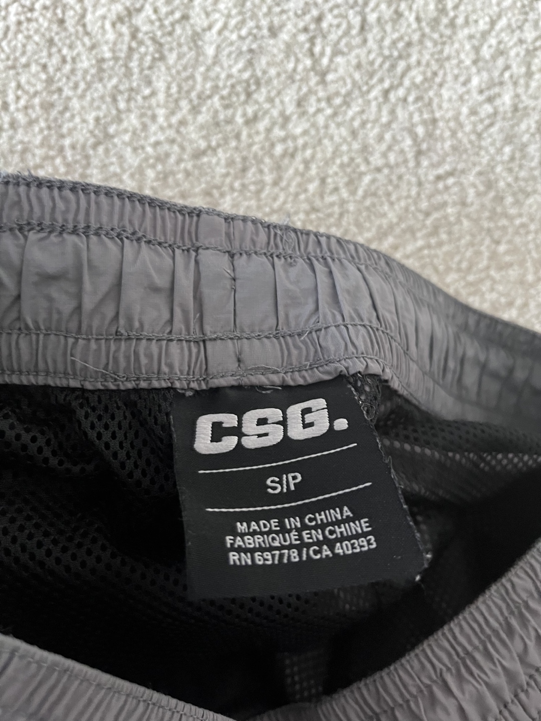 CSG Grey Cargo Shorts Size Small - photo 3