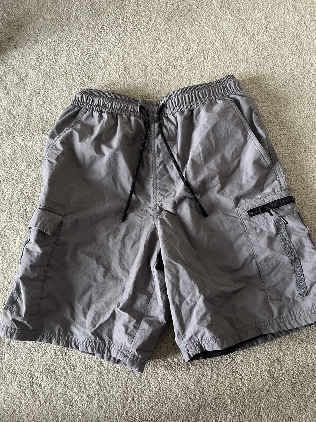 CSG Grey Cargo Shorts Size Small