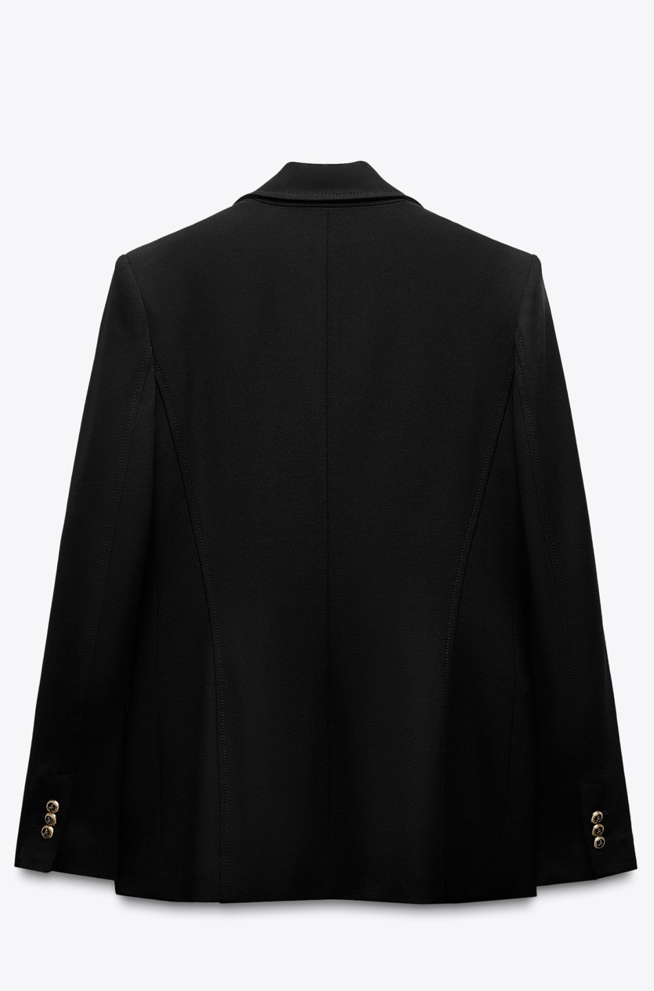 Zara Black Double Breasted Blazer