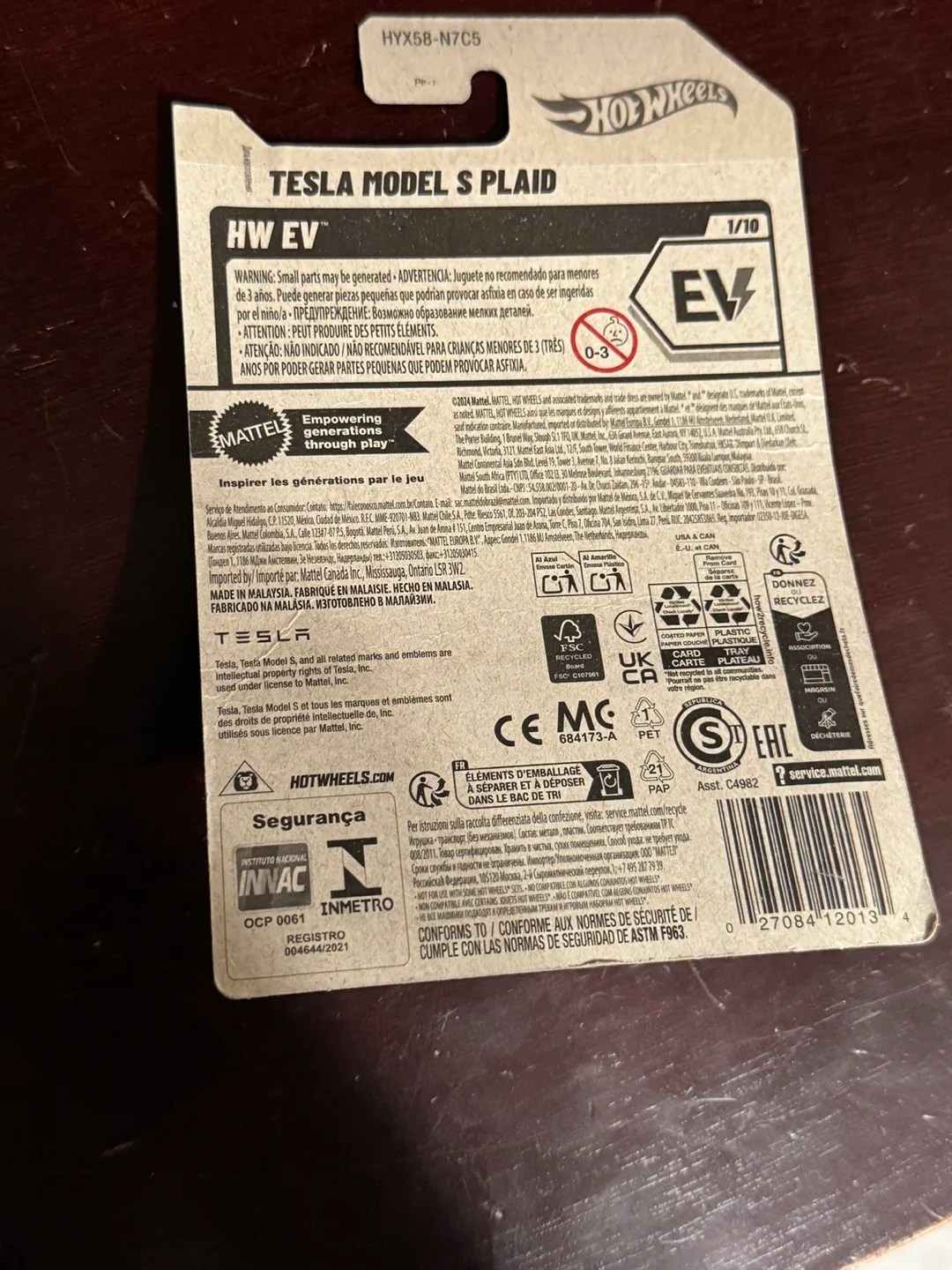 Hot Wheels Tesla Model S Plaid - White - 1/10 image indicator(4)