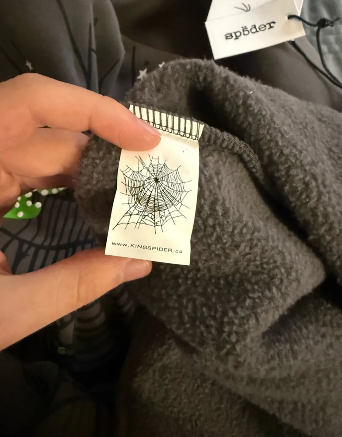 ‼️(OFFERS)‼️ Sp5der Hoodie - Grey image indicator(5)