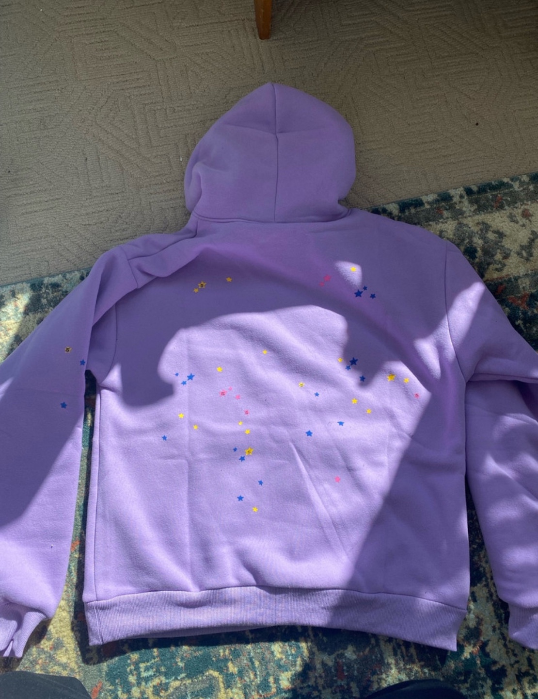 ‼️BRAND NEW Sp5der Hoodie - Purple - photo 4