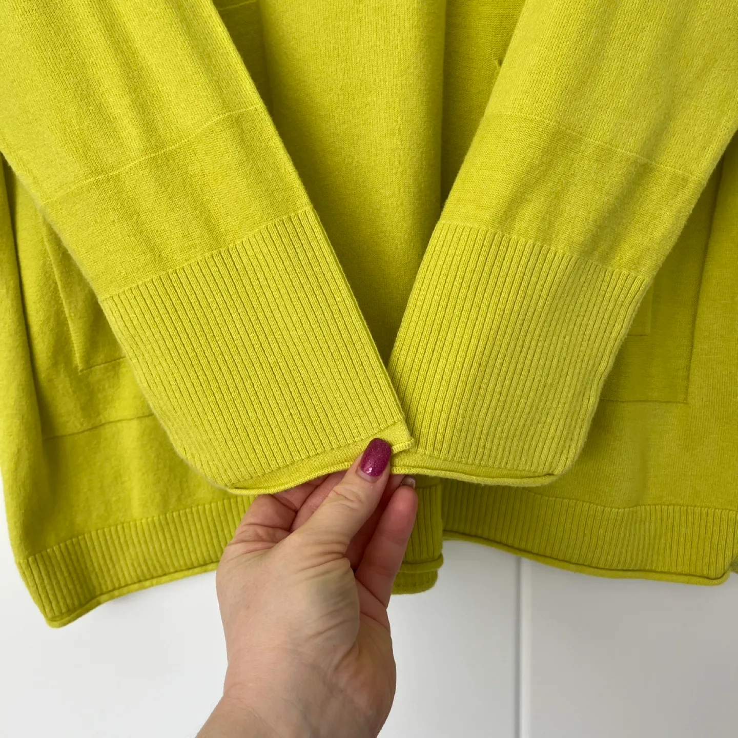 Parkhurst Lime Green Soft Cotton Sweater Large image indicator(3)