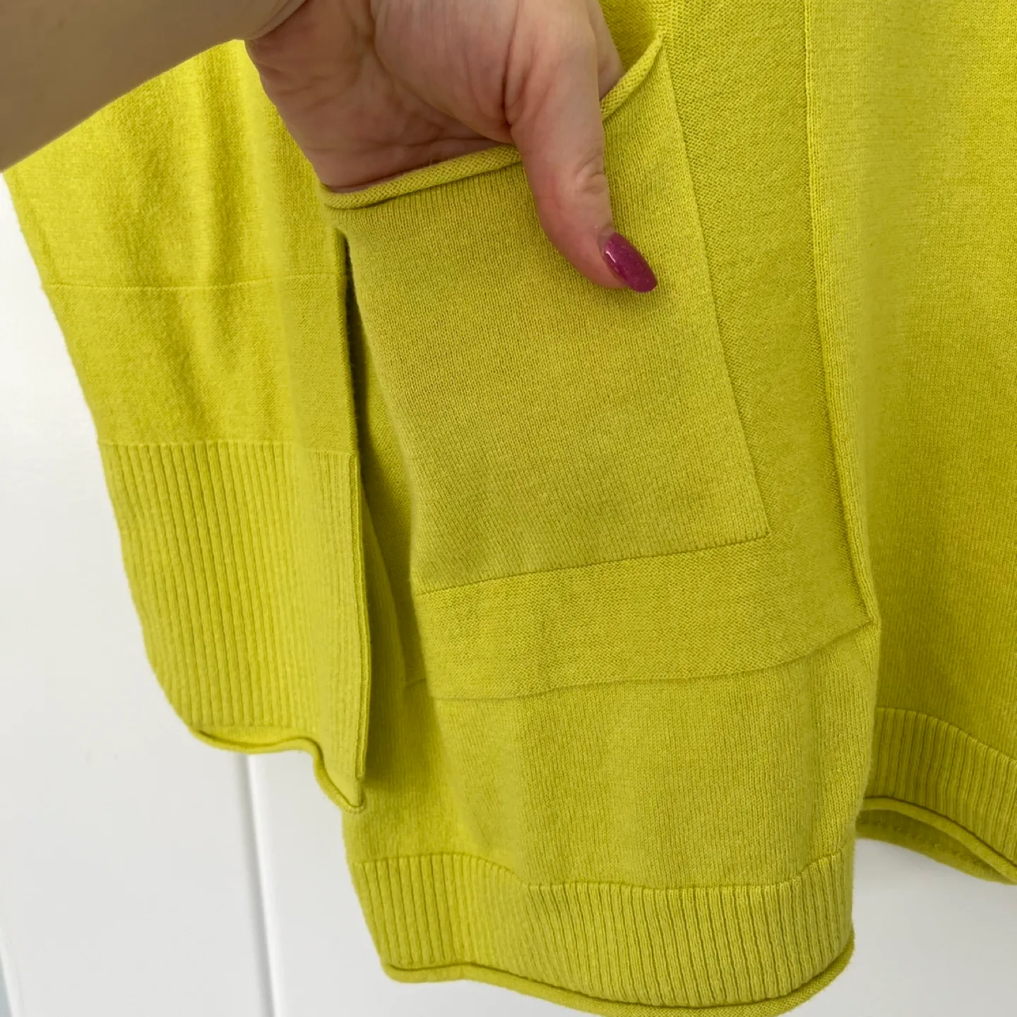 Parkhurst Lime Green Soft Cotton Sweater Large image indicator(5)