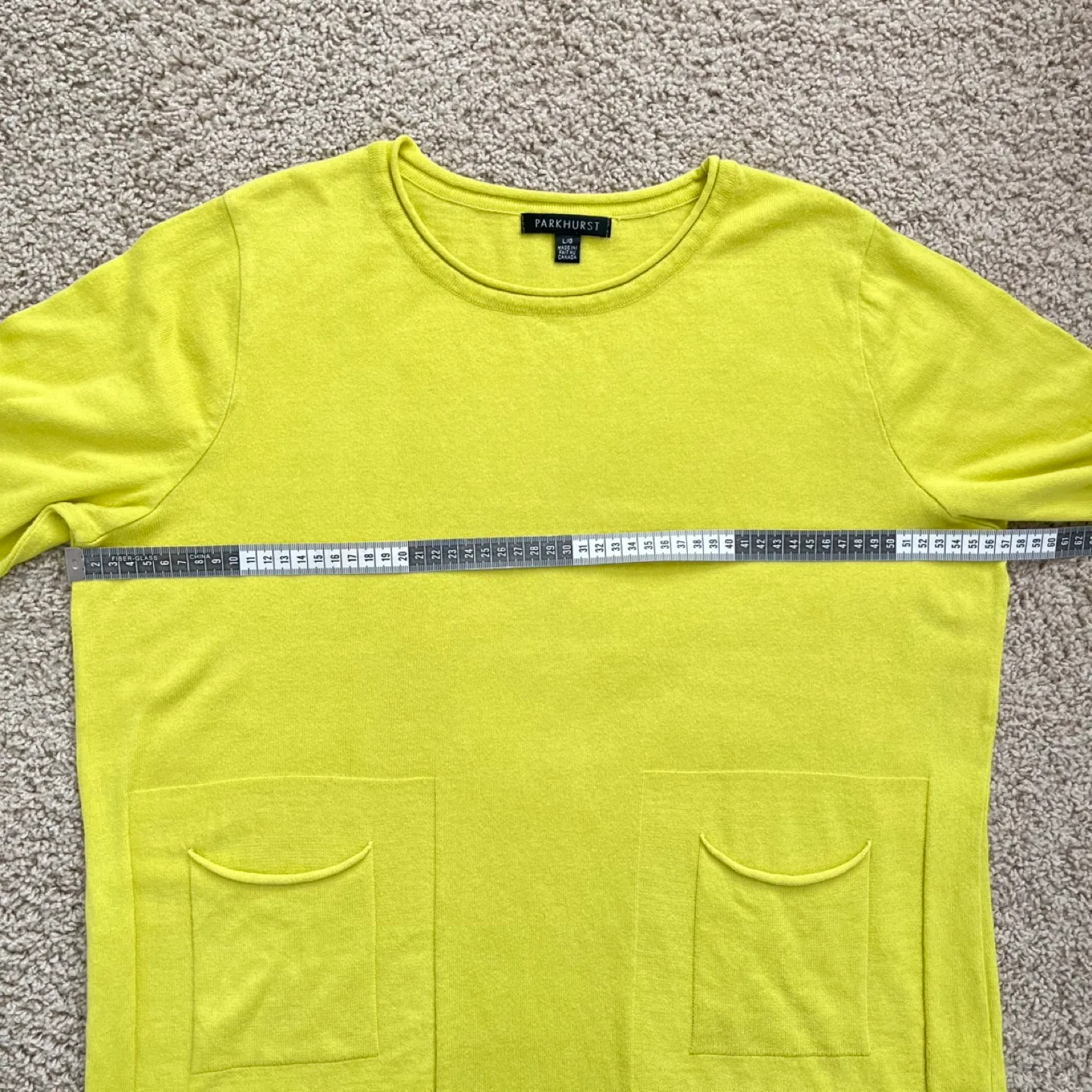 Parkhurst Lime Green Soft Cotton Sweater Large image indicator(8)