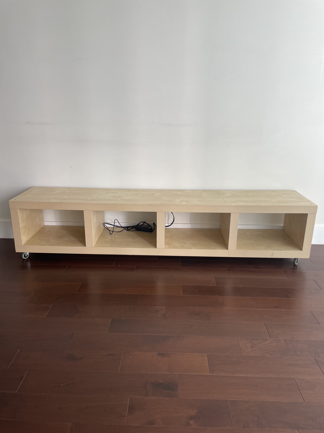IKEA Kallax 4-Cube Storage Unit on Casters