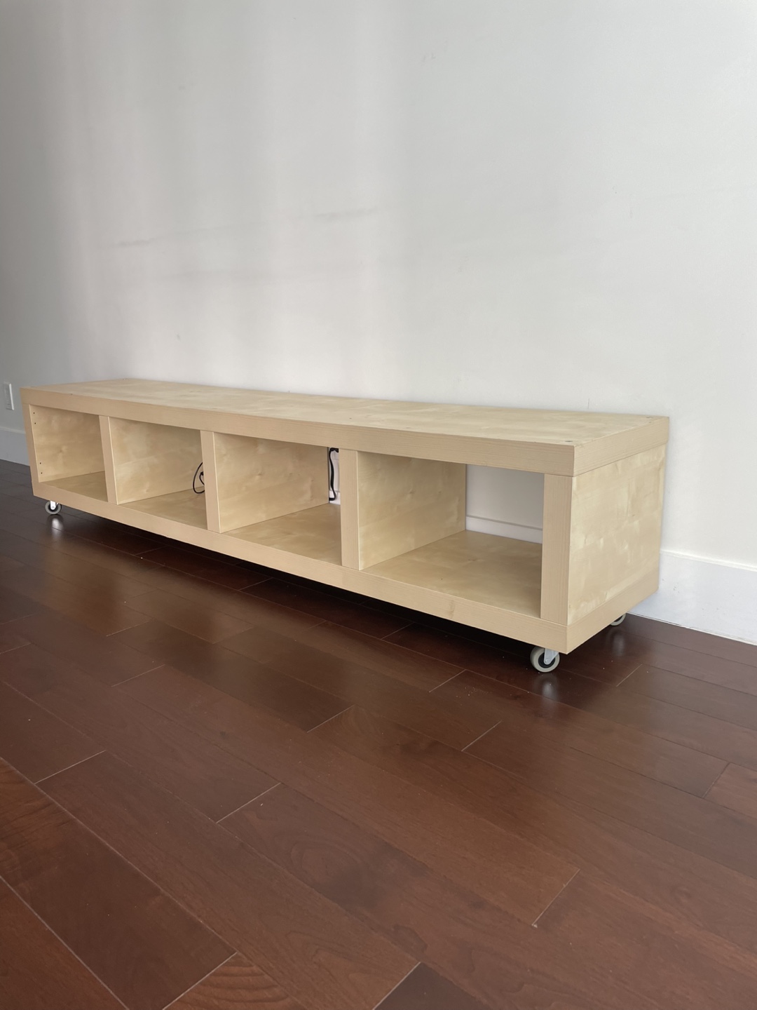 IKEA Kallax 4-Cube Storage Unit on Casters - photo 2