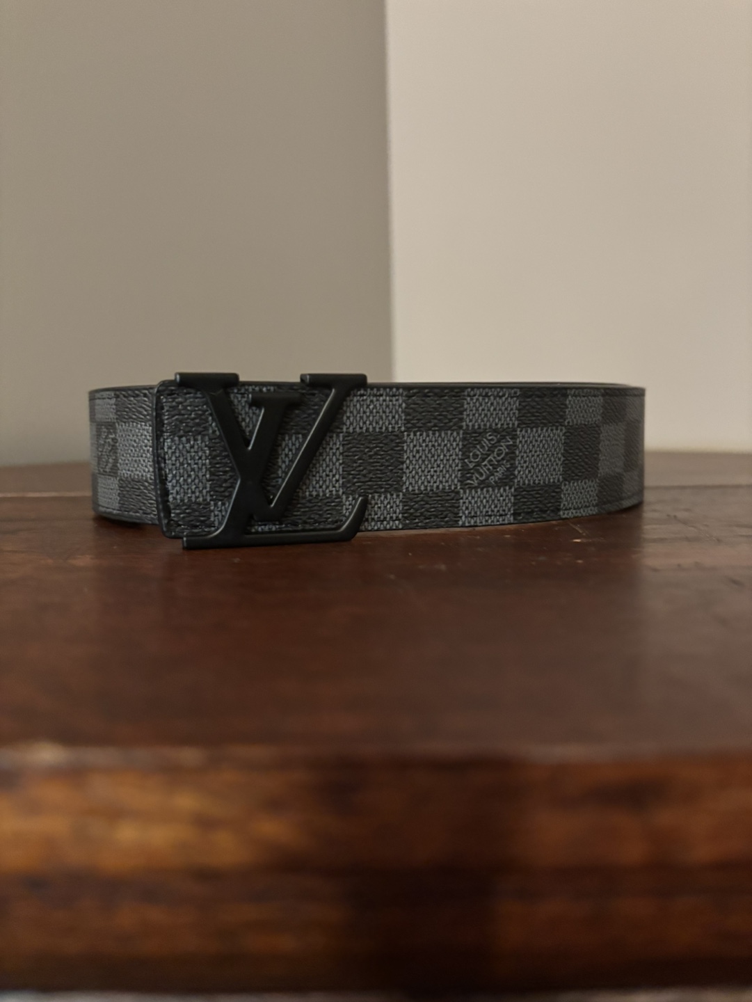 Louis Vuitton Damier Graphite Reversible Belt 4G 1150mm